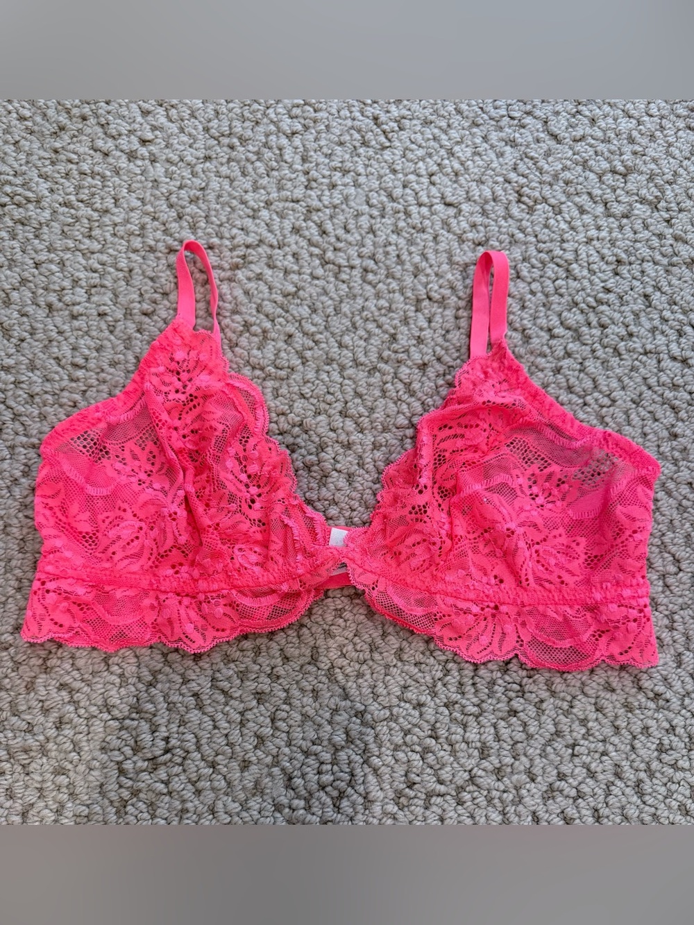 Free people  Last Dance bralette - neon coral